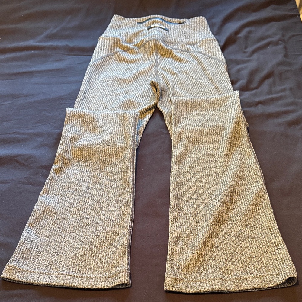 ECHT Women's Gray Flare Knit Pants - Picture 5 of 11